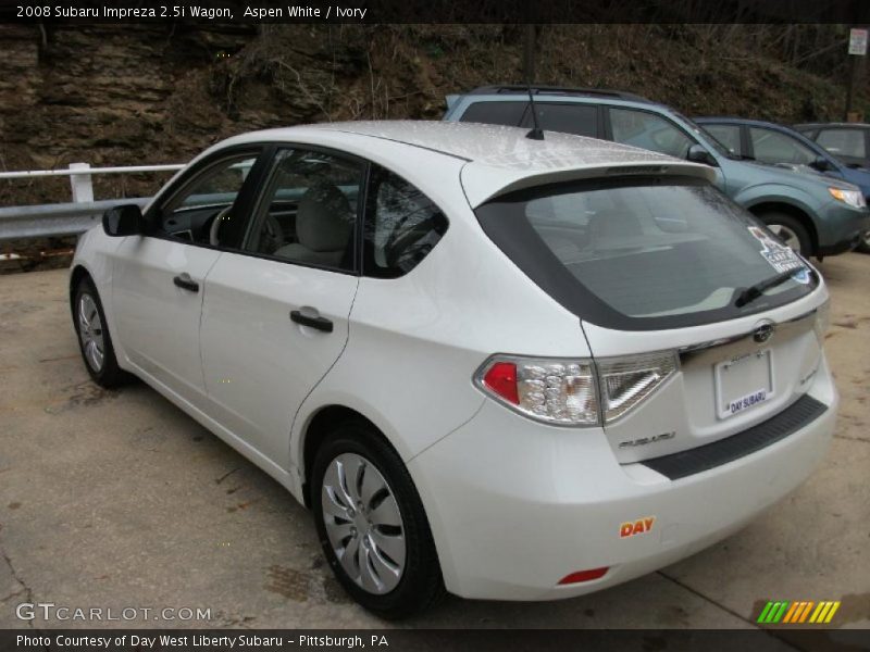 Aspen White / Ivory 2008 Subaru Impreza 2.5i Wagon