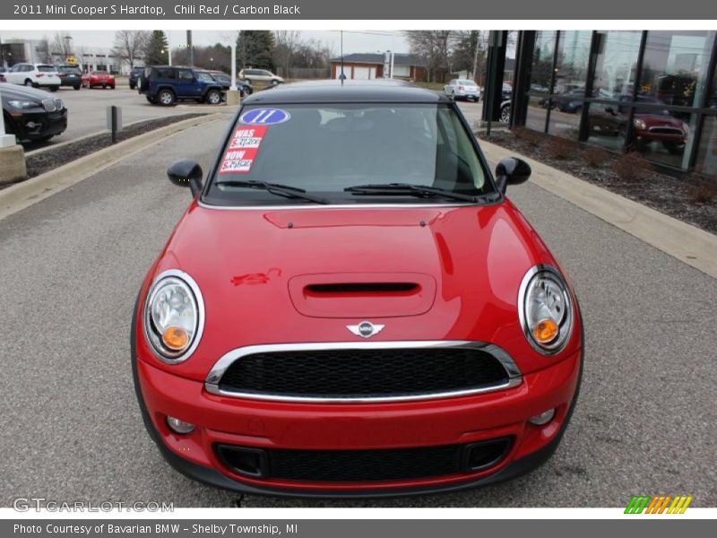 Chili Red / Carbon Black 2011 Mini Cooper S Hardtop