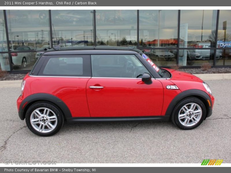 Chili Red / Carbon Black 2011 Mini Cooper S Hardtop