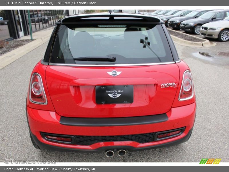 Chili Red / Carbon Black 2011 Mini Cooper S Hardtop