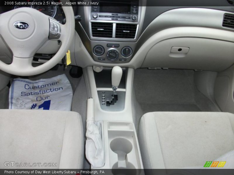 Aspen White / Ivory 2008 Subaru Impreza 2.5i Wagon