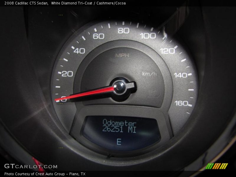 White Diamond Tri-Coat / Cashmere/Cocoa 2008 Cadillac CTS Sedan