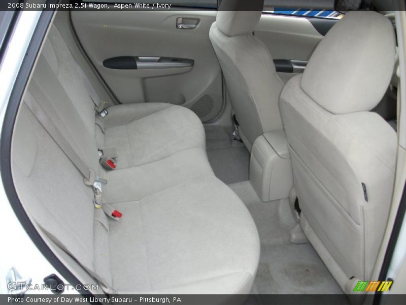 Aspen White / Ivory 2008 Subaru Impreza 2.5i Wagon