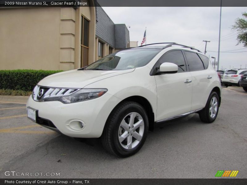 Glacier Pearl / Beige 2009 Nissan Murano SL