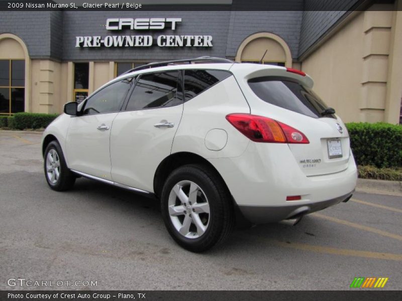 Glacier Pearl / Beige 2009 Nissan Murano SL