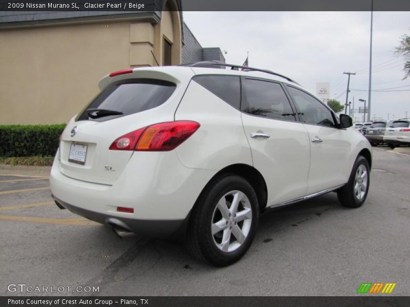 Glacier Pearl / Beige 2009 Nissan Murano SL