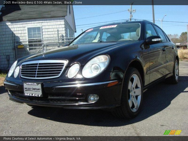 Black / Stone 2005 Mercedes-Benz E 500 4Matic Sedan