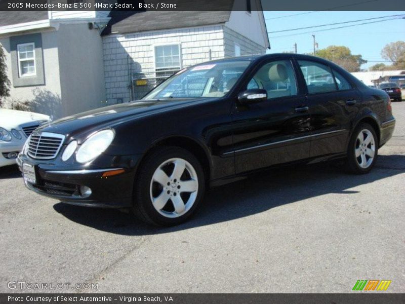 Black / Stone 2005 Mercedes-Benz E 500 4Matic Sedan