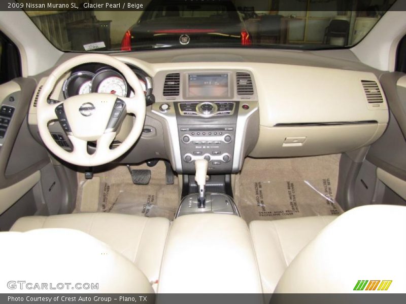 Glacier Pearl / Beige 2009 Nissan Murano SL