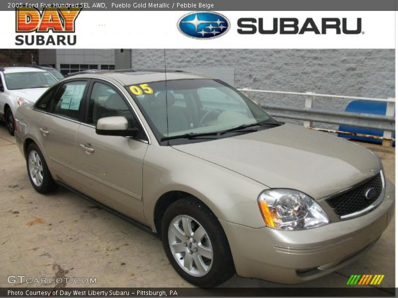 Pueblo Gold Metallic / Pebble Beige 2005 Ford Five Hundred SEL AWD
