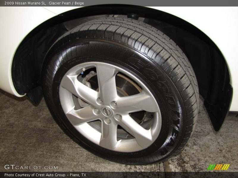 Glacier Pearl / Beige 2009 Nissan Murano SL