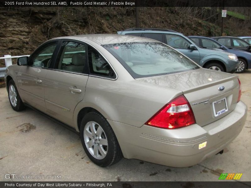 Pueblo Gold Metallic / Pebble Beige 2005 Ford Five Hundred SEL AWD