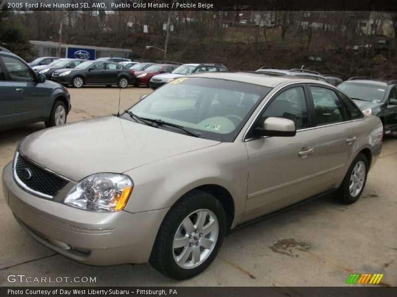 Pueblo Gold Metallic / Pebble Beige 2005 Ford Five Hundred SEL AWD