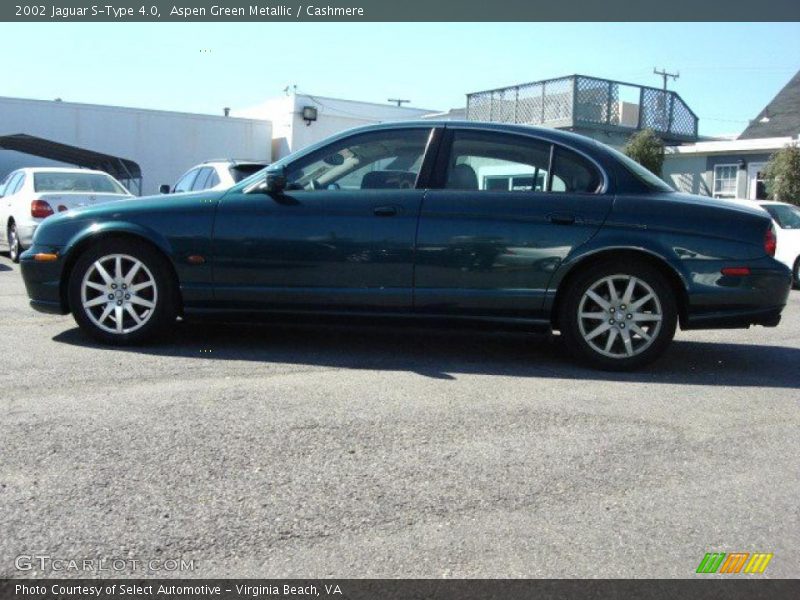 Aspen Green Metallic / Cashmere 2002 Jaguar S-Type 4.0