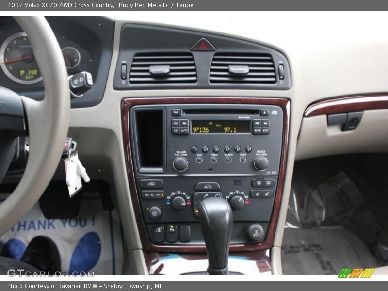 Ruby Red Metallic / Taupe 2007 Volvo XC70 AWD Cross Country