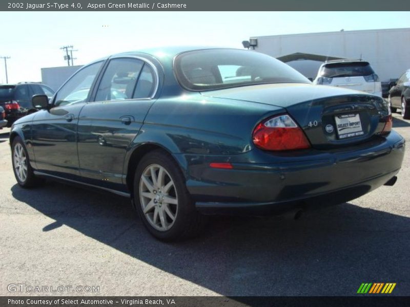 Aspen Green Metallic / Cashmere 2002 Jaguar S-Type 4.0