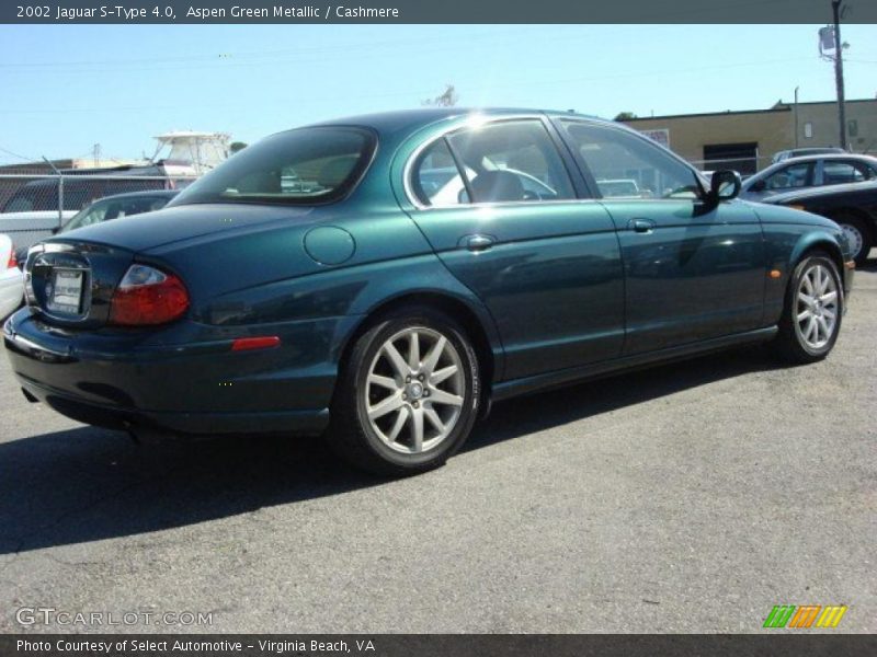 Aspen Green Metallic / Cashmere 2002 Jaguar S-Type 4.0