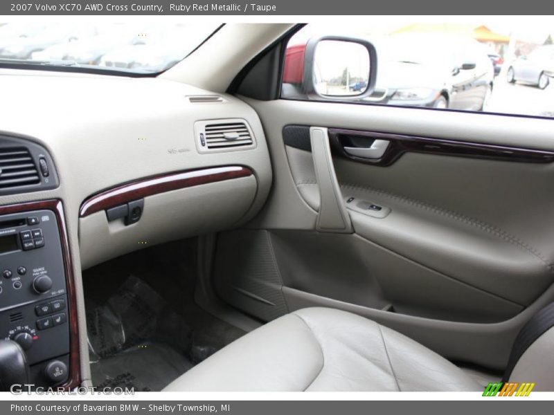Ruby Red Metallic / Taupe 2007 Volvo XC70 AWD Cross Country