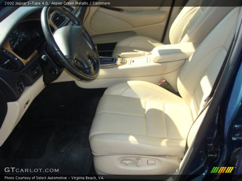 Aspen Green Metallic / Cashmere 2002 Jaguar S-Type 4.0