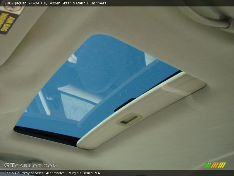 Aspen Green Metallic / Cashmere 2002 Jaguar S-Type 4.0