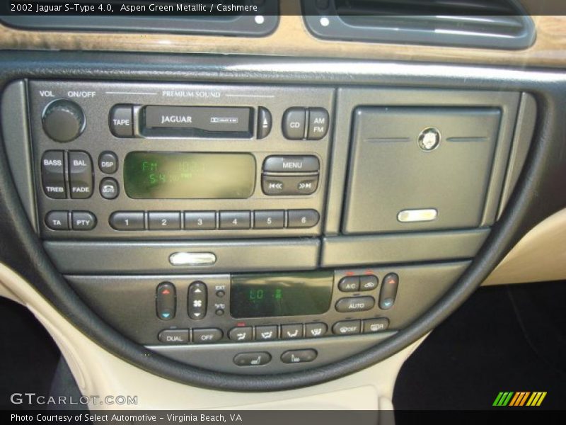 Aspen Green Metallic / Cashmere 2002 Jaguar S-Type 4.0