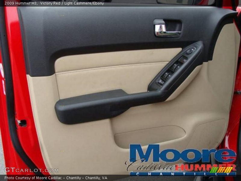 Victory Red / Light Cashmere/Ebony 2009 Hummer H3