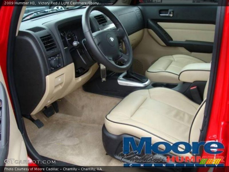 Victory Red / Light Cashmere/Ebony 2009 Hummer H3