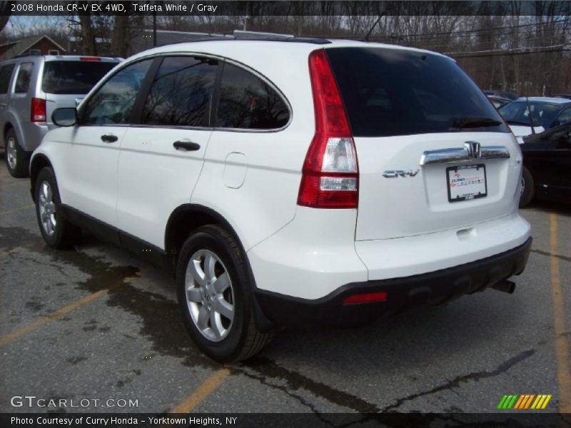 Taffeta White / Gray 2008 Honda CR-V EX 4WD