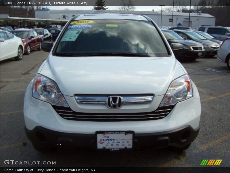 Taffeta White / Gray 2008 Honda CR-V EX 4WD