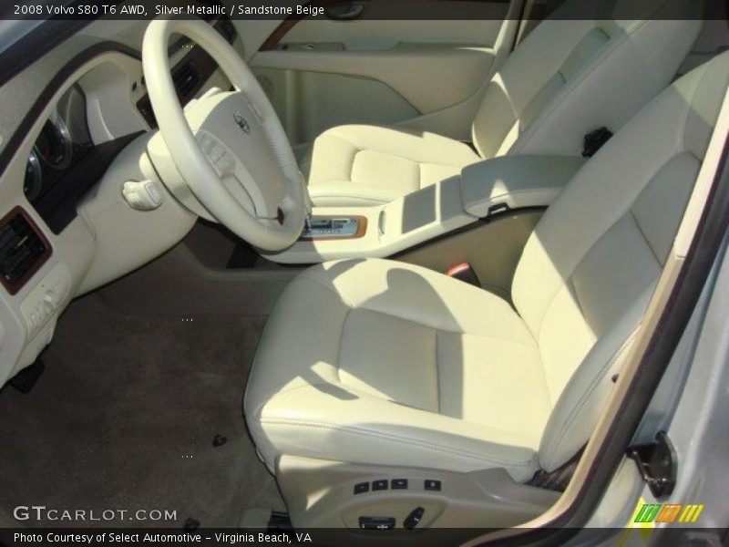 Silver Metallic / Sandstone Beige 2008 Volvo S80 T6 AWD