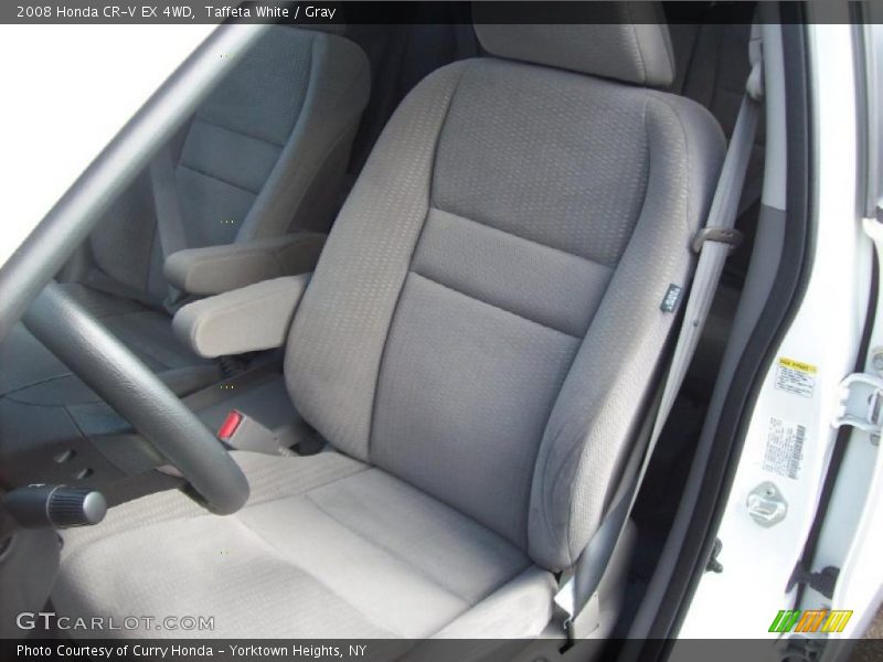 Taffeta White / Gray 2008 Honda CR-V EX 4WD