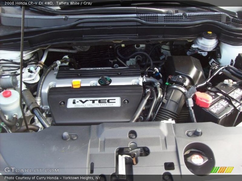 Taffeta White / Gray 2008 Honda CR-V EX 4WD