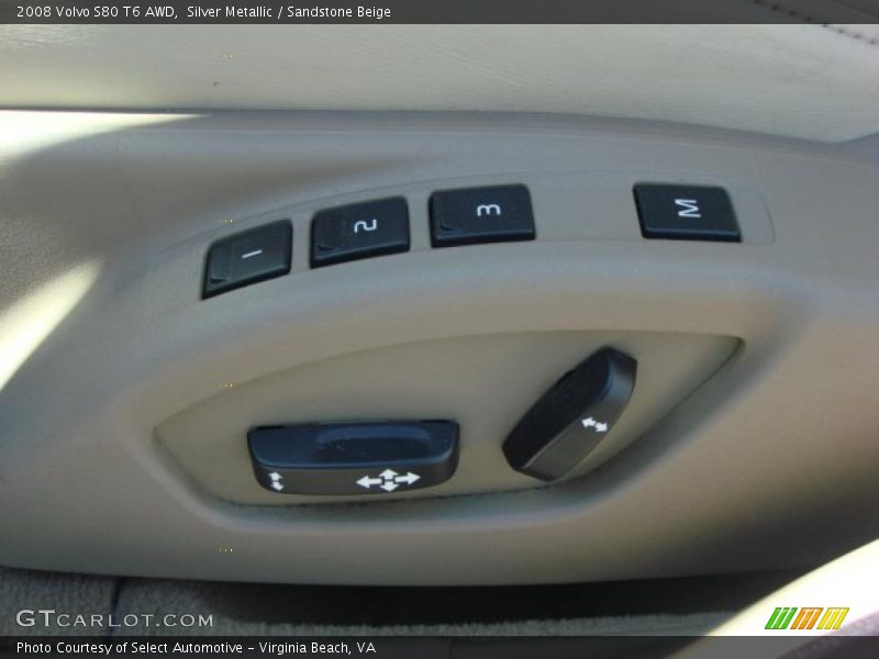 Silver Metallic / Sandstone Beige 2008 Volvo S80 T6 AWD