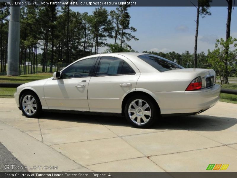 Ivory Parchment Metallic / Espresso/Medium Light Stone 2003 Lincoln LS V8