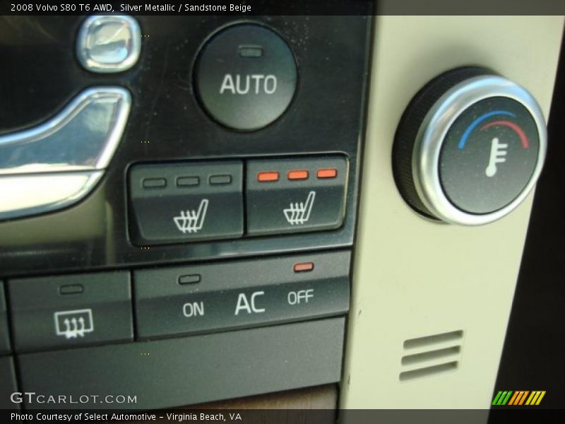 Silver Metallic / Sandstone Beige 2008 Volvo S80 T6 AWD