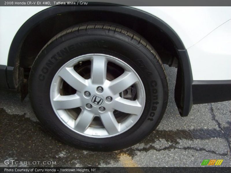 Taffeta White / Gray 2008 Honda CR-V EX 4WD