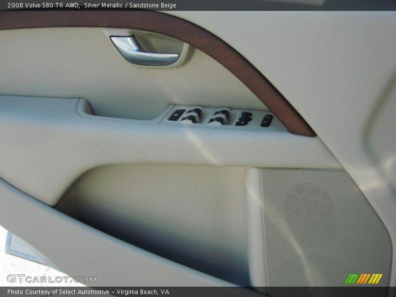 Silver Metallic / Sandstone Beige 2008 Volvo S80 T6 AWD