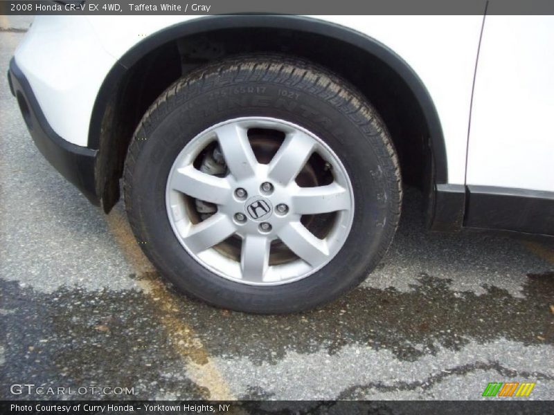 Taffeta White / Gray 2008 Honda CR-V EX 4WD