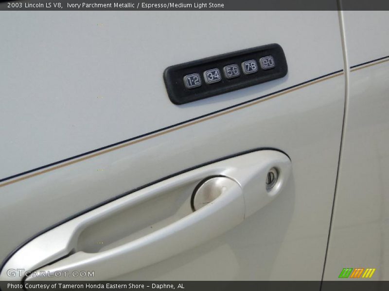 Ivory Parchment Metallic / Espresso/Medium Light Stone 2003 Lincoln LS V8