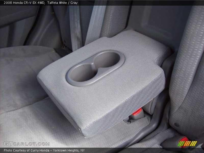 Taffeta White / Gray 2008 Honda CR-V EX 4WD