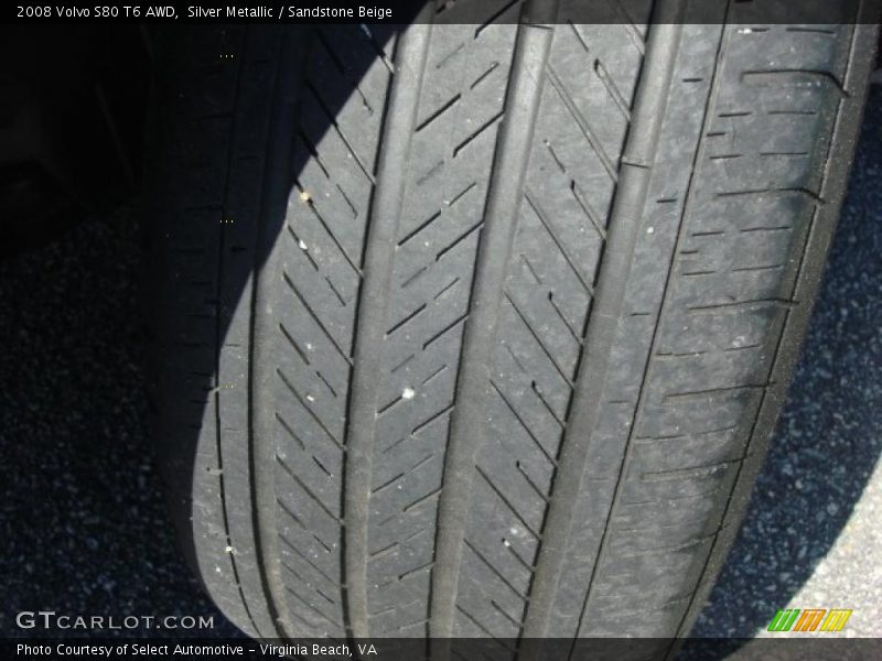 Silver Metallic / Sandstone Beige 2008 Volvo S80 T6 AWD