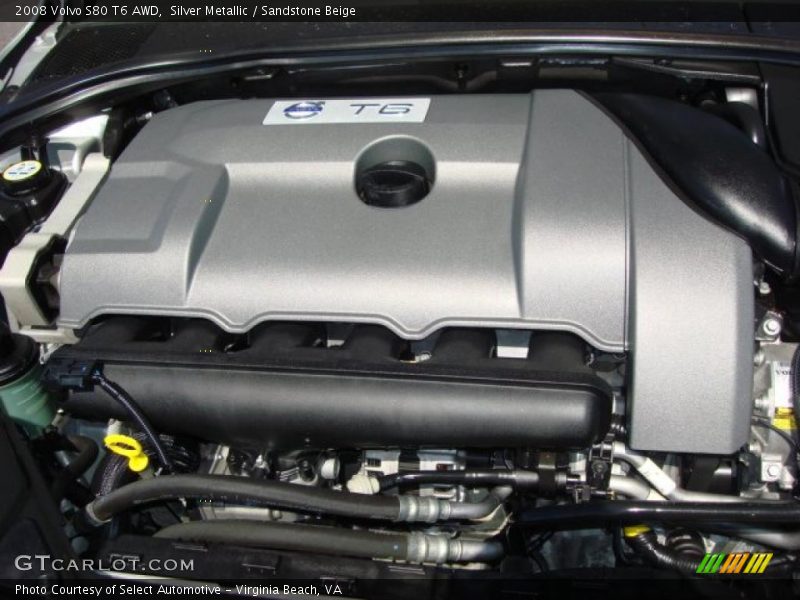 Silver Metallic / Sandstone Beige 2008 Volvo S80 T6 AWD