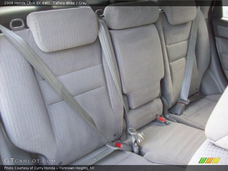 Taffeta White / Gray 2008 Honda CR-V EX 4WD