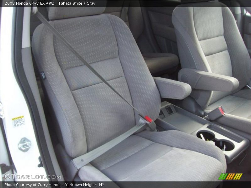 Taffeta White / Gray 2008 Honda CR-V EX 4WD
