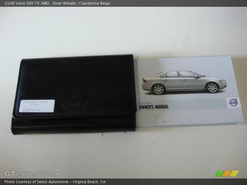 Silver Metallic / Sandstone Beige 2008 Volvo S80 T6 AWD