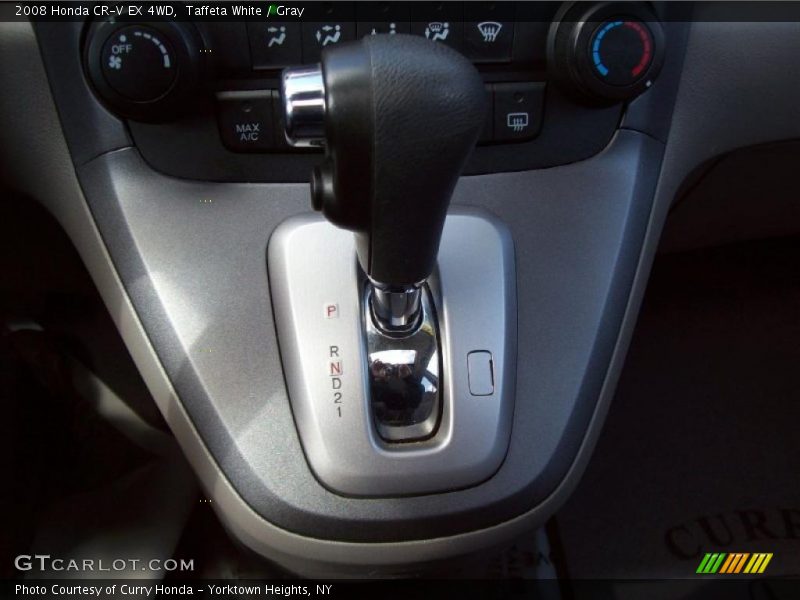 Taffeta White / Gray 2008 Honda CR-V EX 4WD