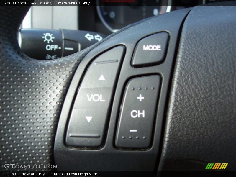 Taffeta White / Gray 2008 Honda CR-V EX 4WD