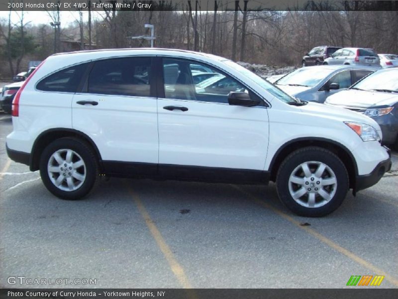 Taffeta White / Gray 2008 Honda CR-V EX 4WD