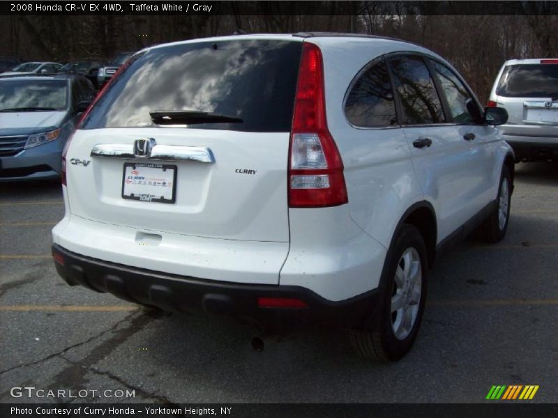 Taffeta White / Gray 2008 Honda CR-V EX 4WD