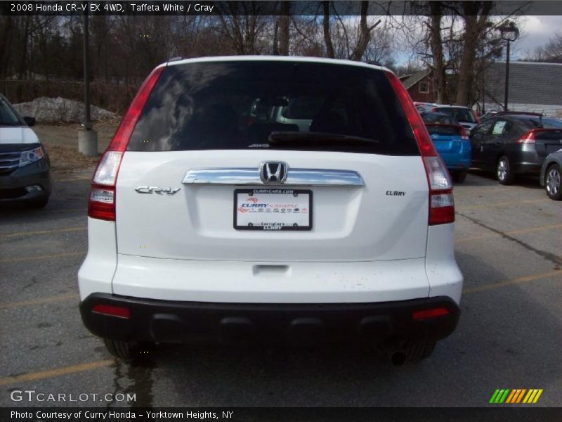 Taffeta White / Gray 2008 Honda CR-V EX 4WD